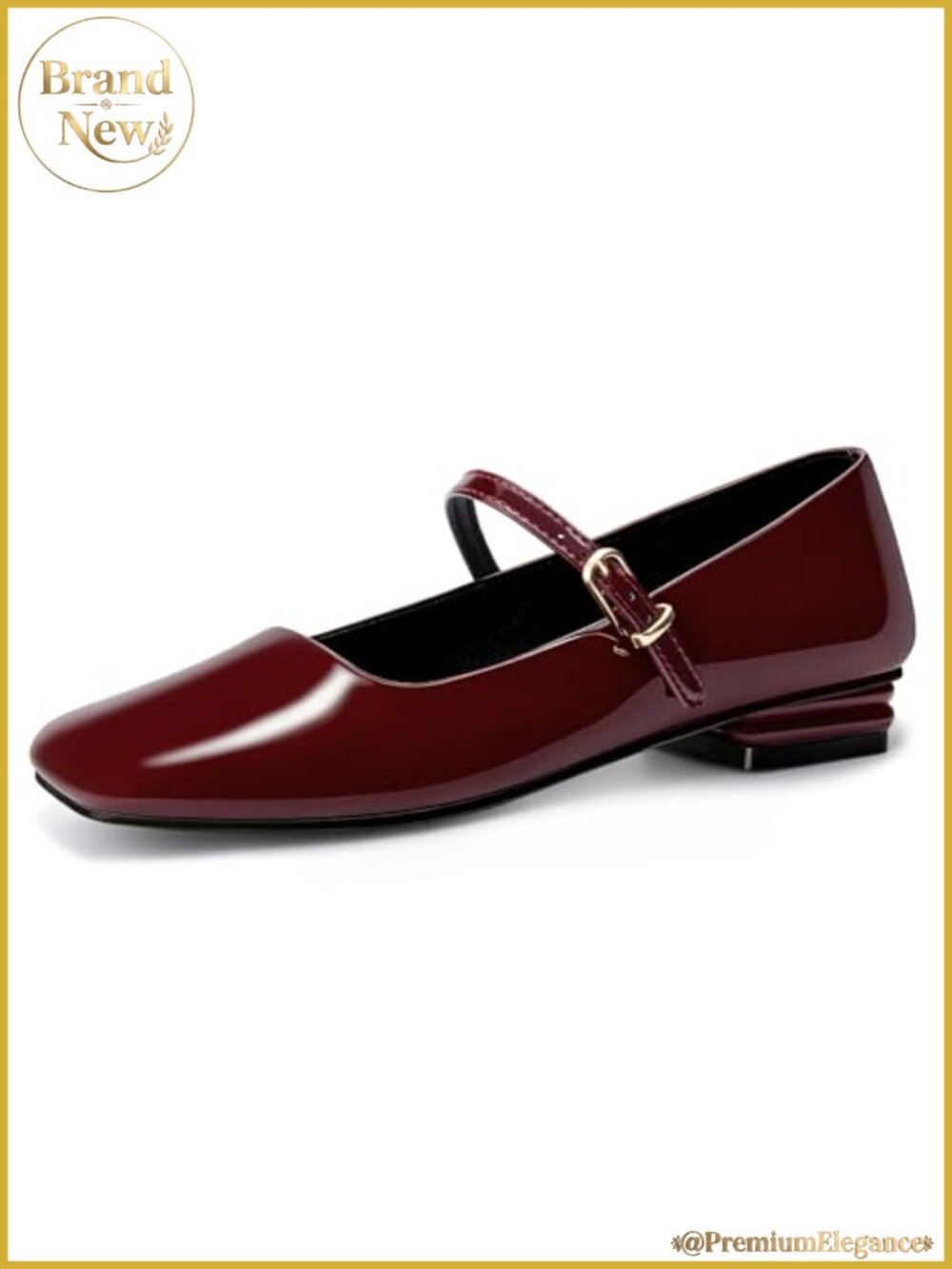 Mary Jane Flats Square Toe Ballet Flats for Women